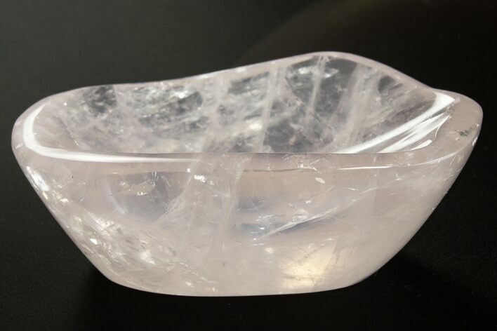 Polished Rose Quartz Dish #336876